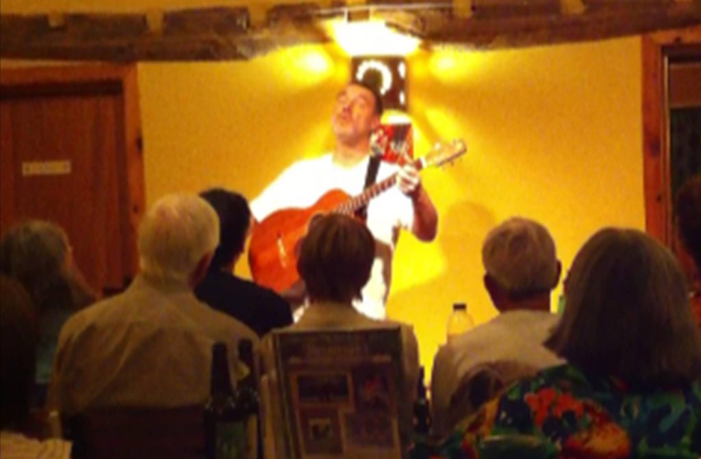 Like The Snow by Sydney Carter, performed by Ian Pittaway. Click on image to play (opens in new window). The first line, slightly clipped in the video is video, is "Tell me, where did Helen go?"
